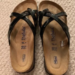 Black Betula Birkenstock Sandals